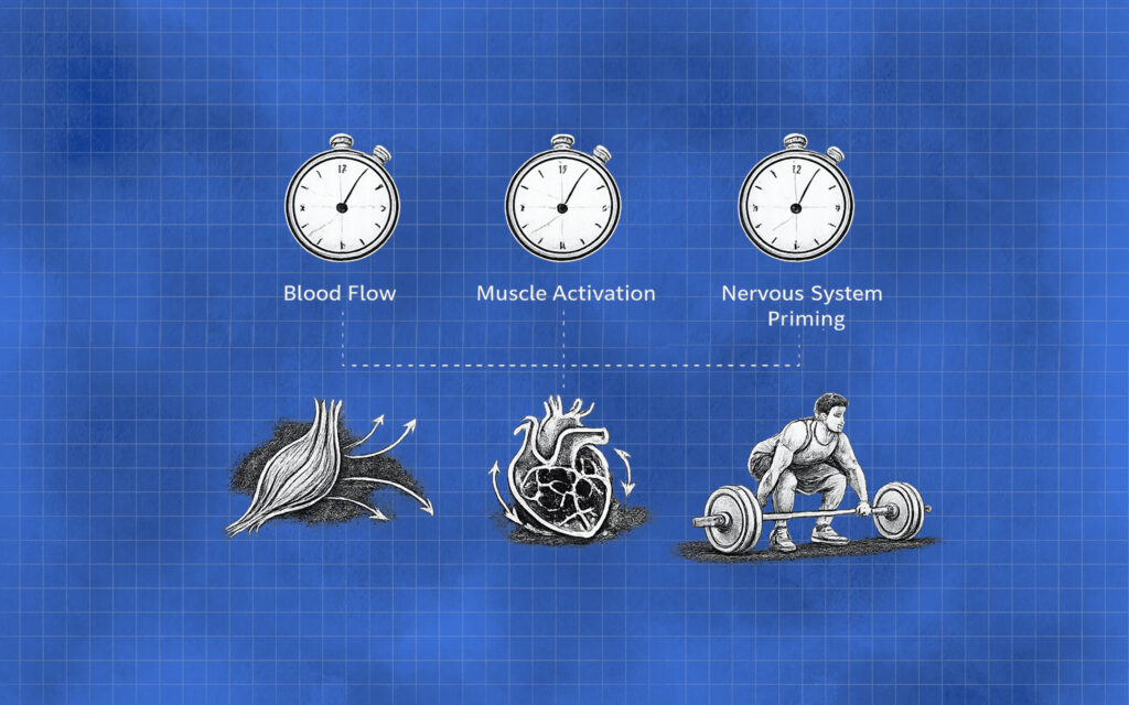 Warm up before a workout